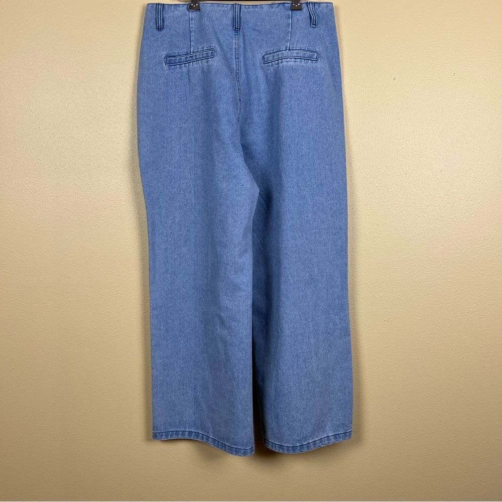 Miss Sparkling Jeans Flared Wide leg High Waisted - Picture 2 of 7